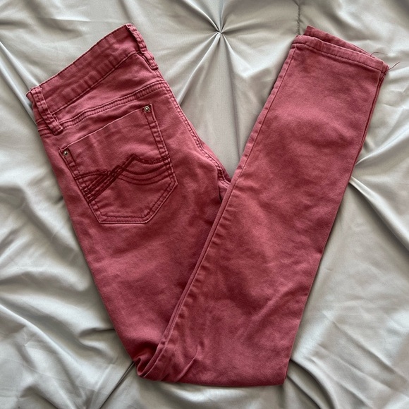 Dusty Pink Jeans With Stretch Size 4 - Picture 1 of 6
